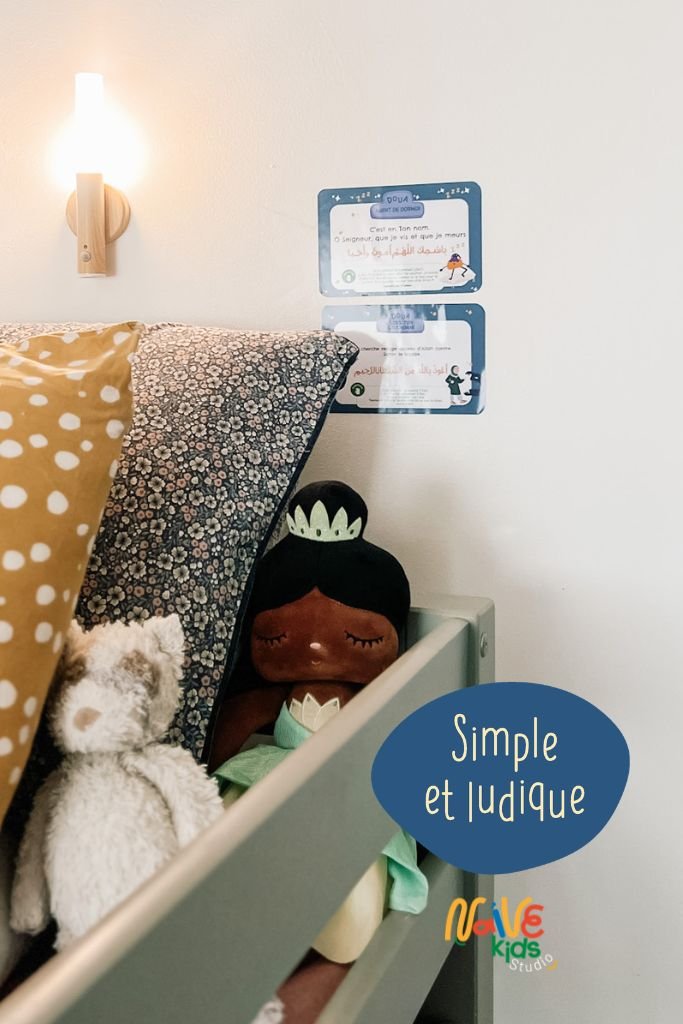 Cartes d'invocations autocollantes pour enfants