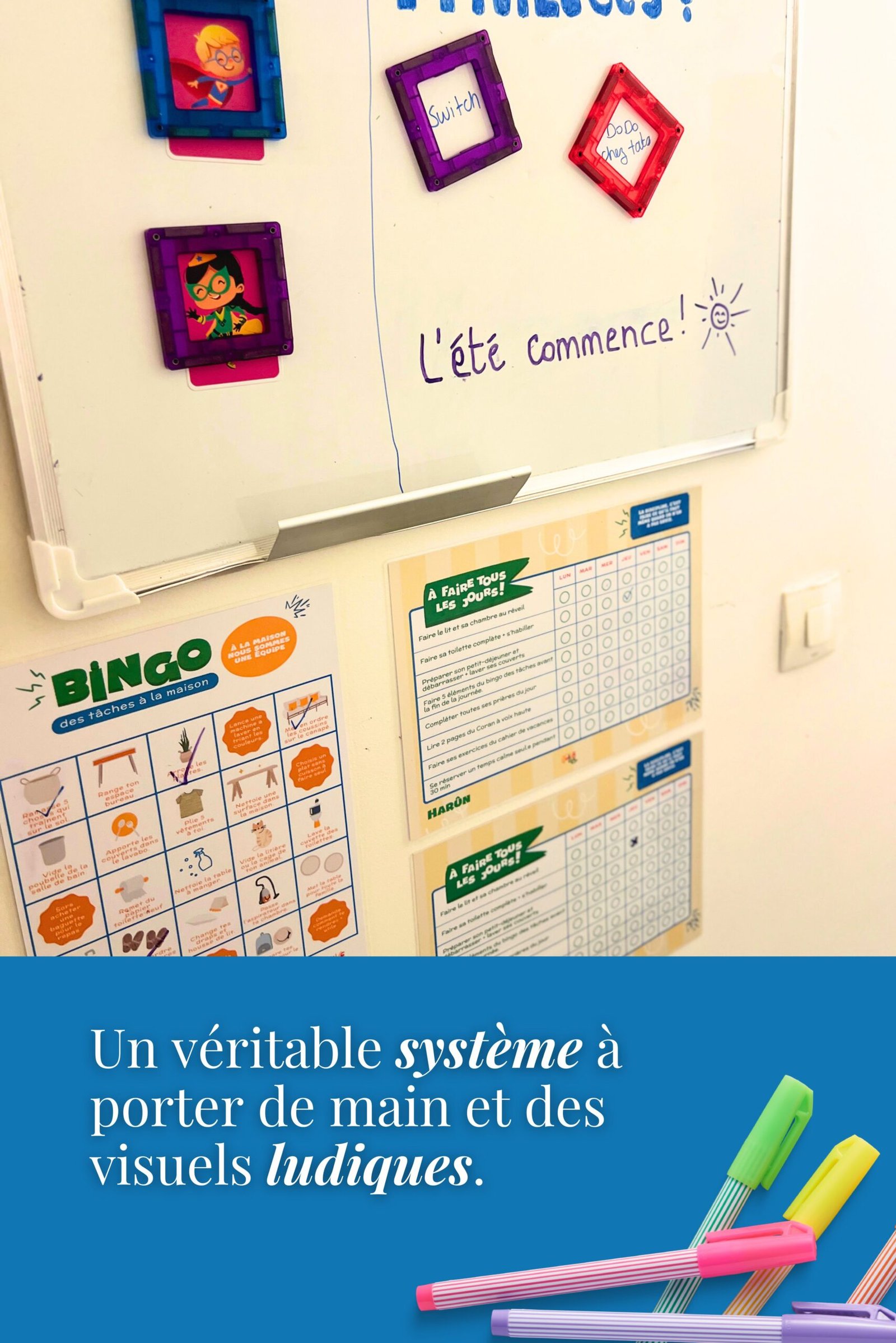 Duo Planner & Bingo des tâches - Kit autonomie enfant – Image 7