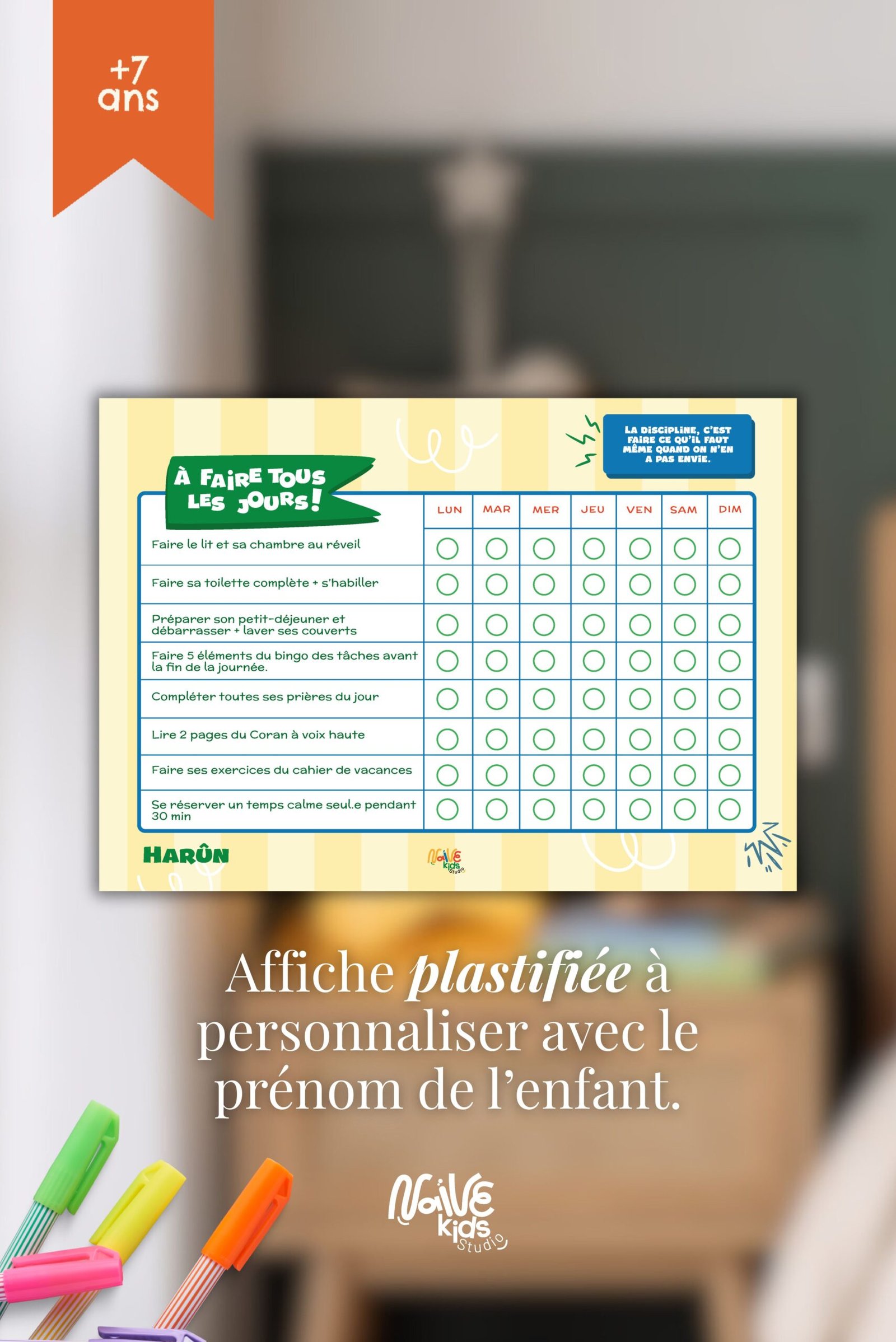 Duo Planner & Bingo des tâches - Kit autonomie enfant – Image 3