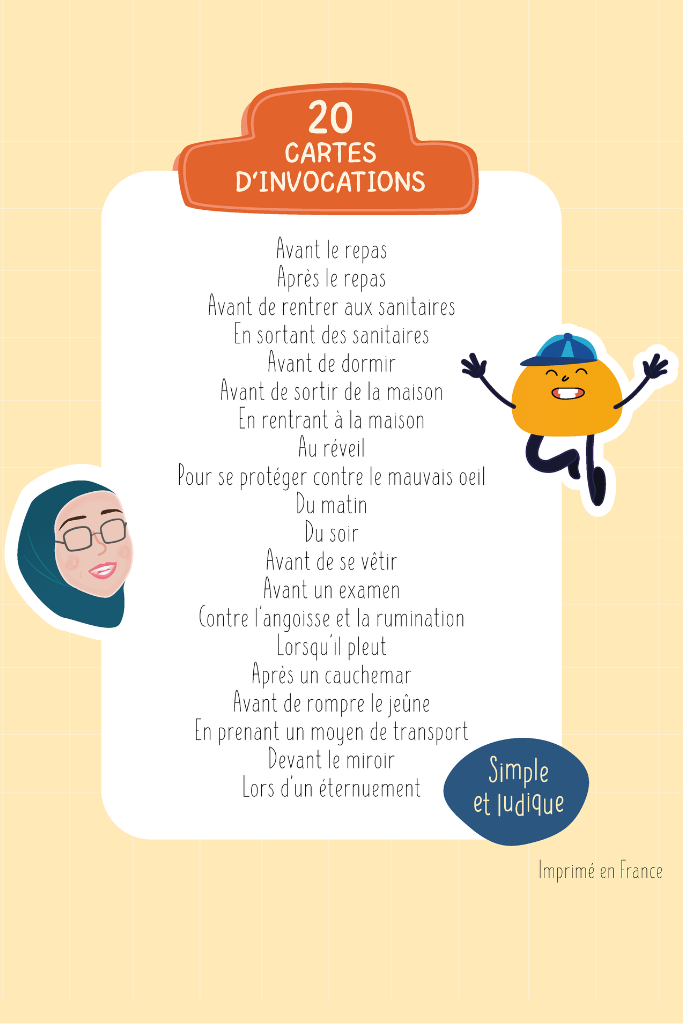 Cartes d'invocations autocollantes pour enfants – Image 7
