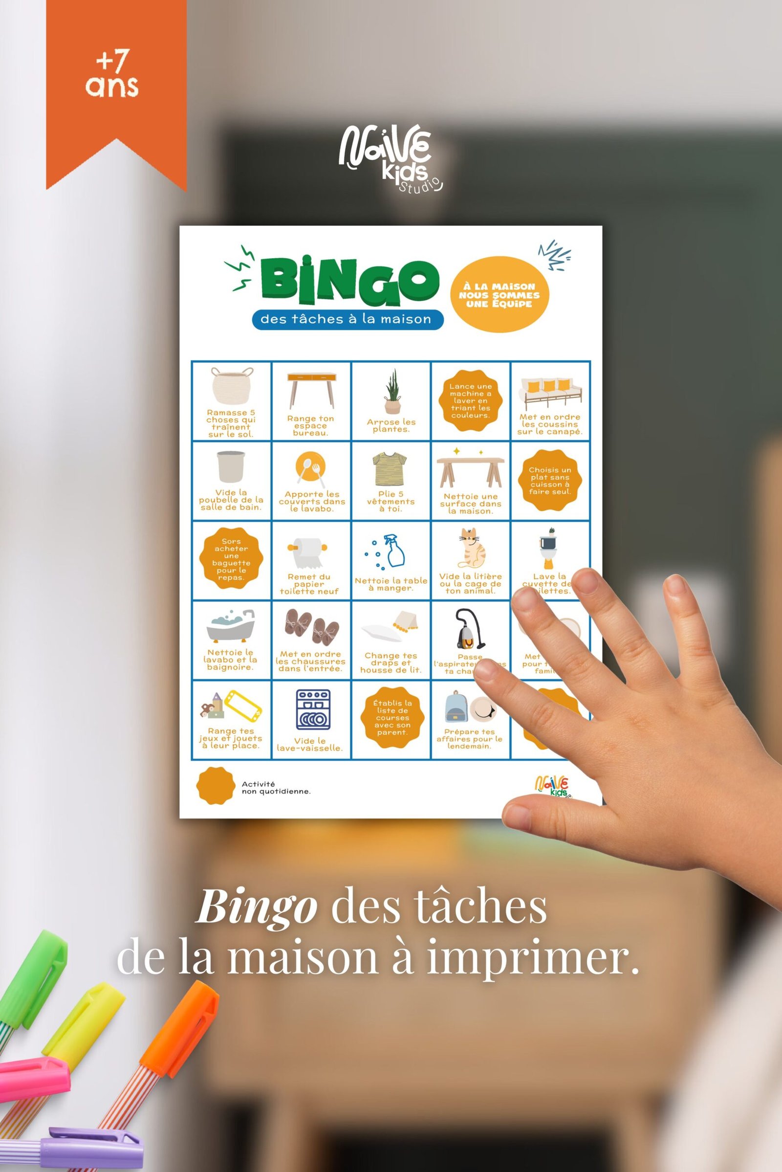 Duo Planner & Bingo des tâches - Kit autonomie enfant – Image 2