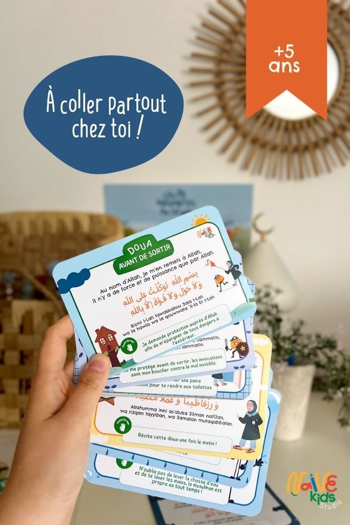 Cartes d'invocations autocollantes pour enfants – Image 2