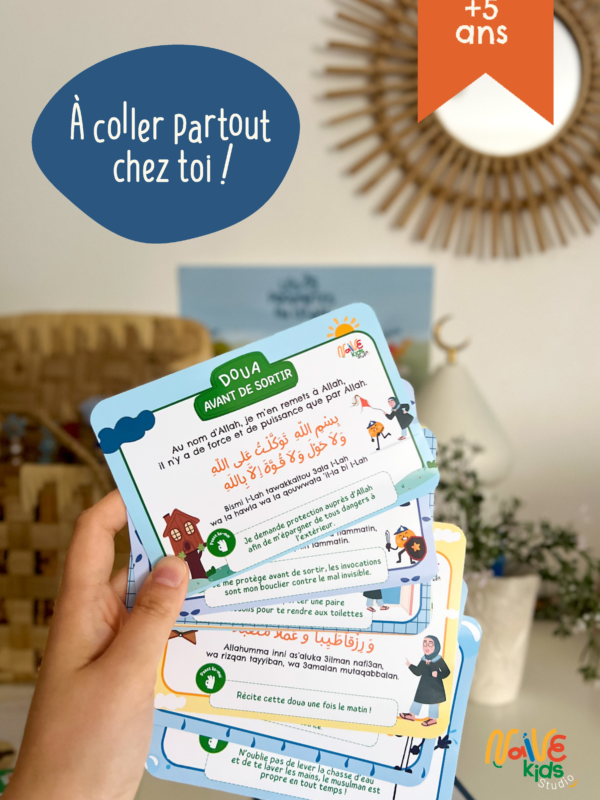 Cartes d'invocations autocollantes pour enfants