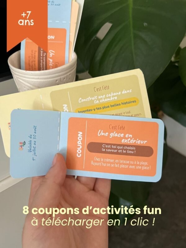 Coupons d'activités de l'été PDF
