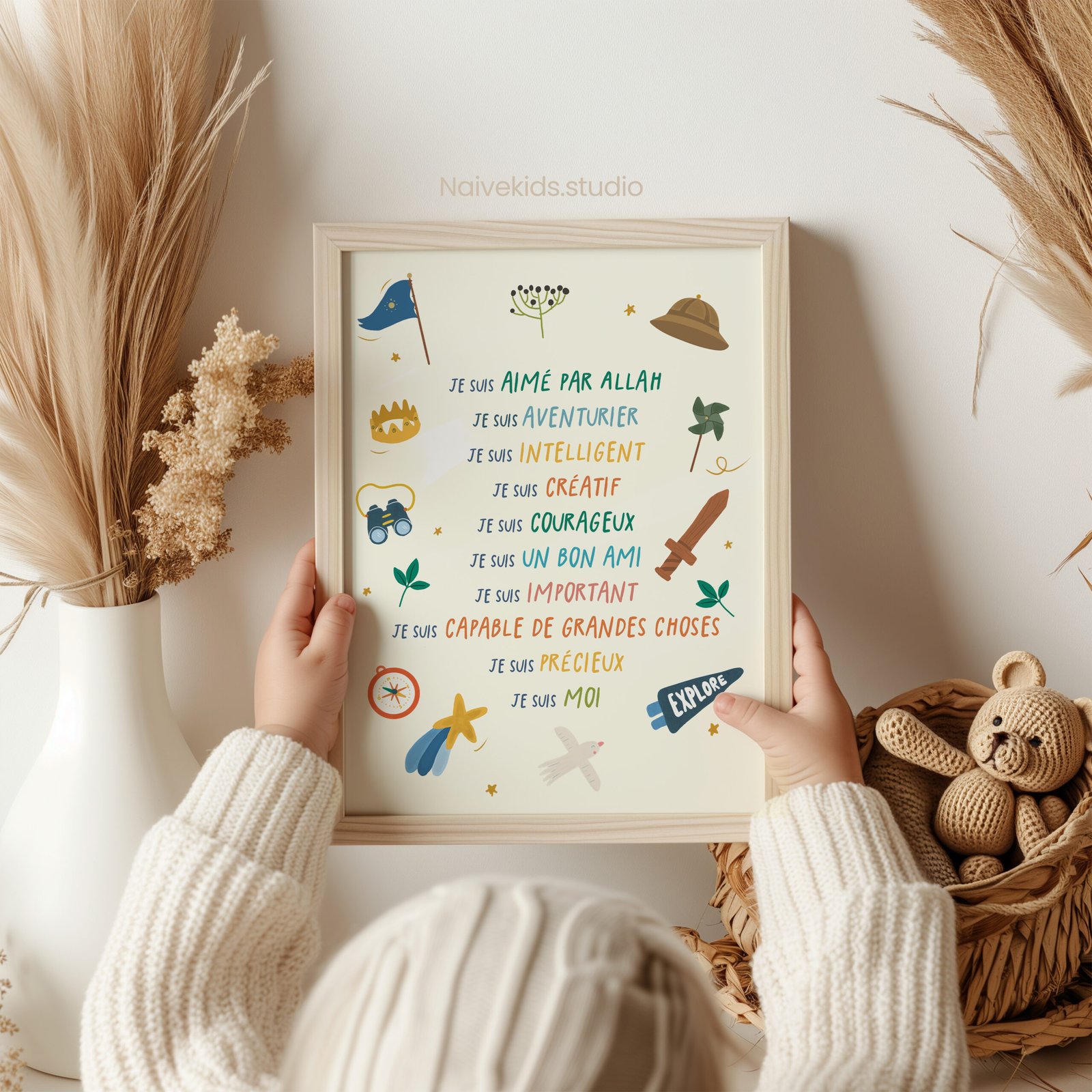 Affiche d’affirmations positives garçon – Image 2