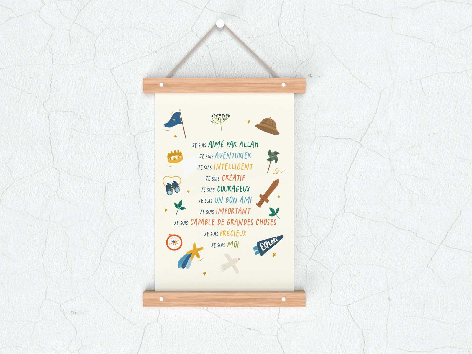 Affiche d’affirmations positives garçon – Image 4