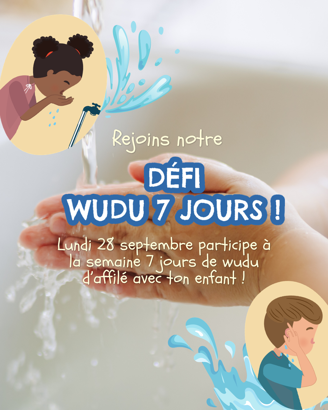 Fiche PDF : défi des ablutions pendant 7 jours