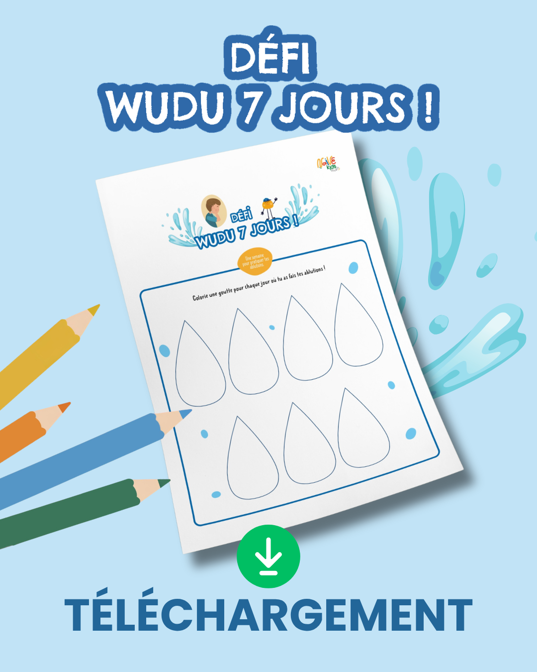 Fiche PDF : défi des ablutions pendant 7 jours – Image 2